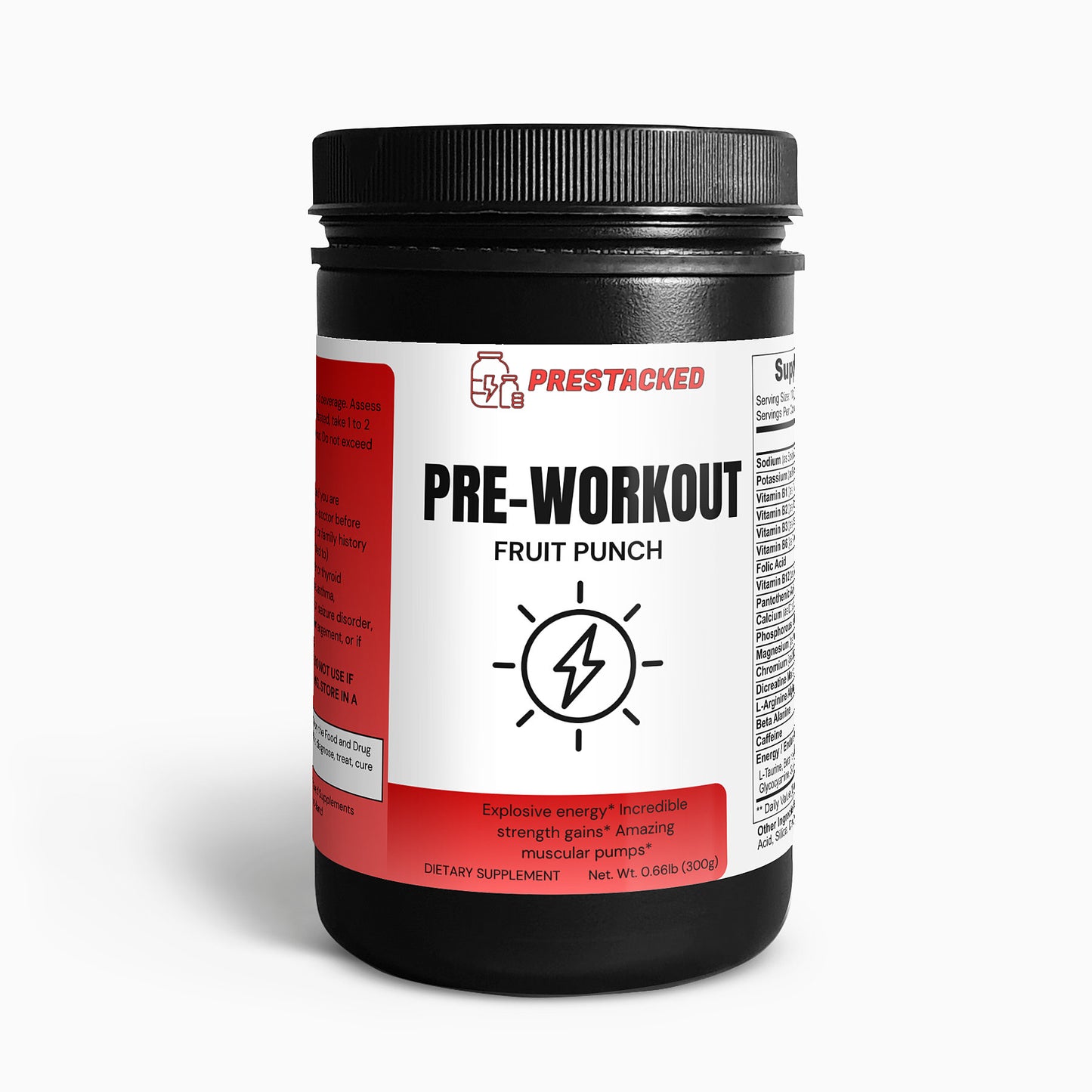 Nitric Shock Pre-Workout Powder (Fruit Punch)