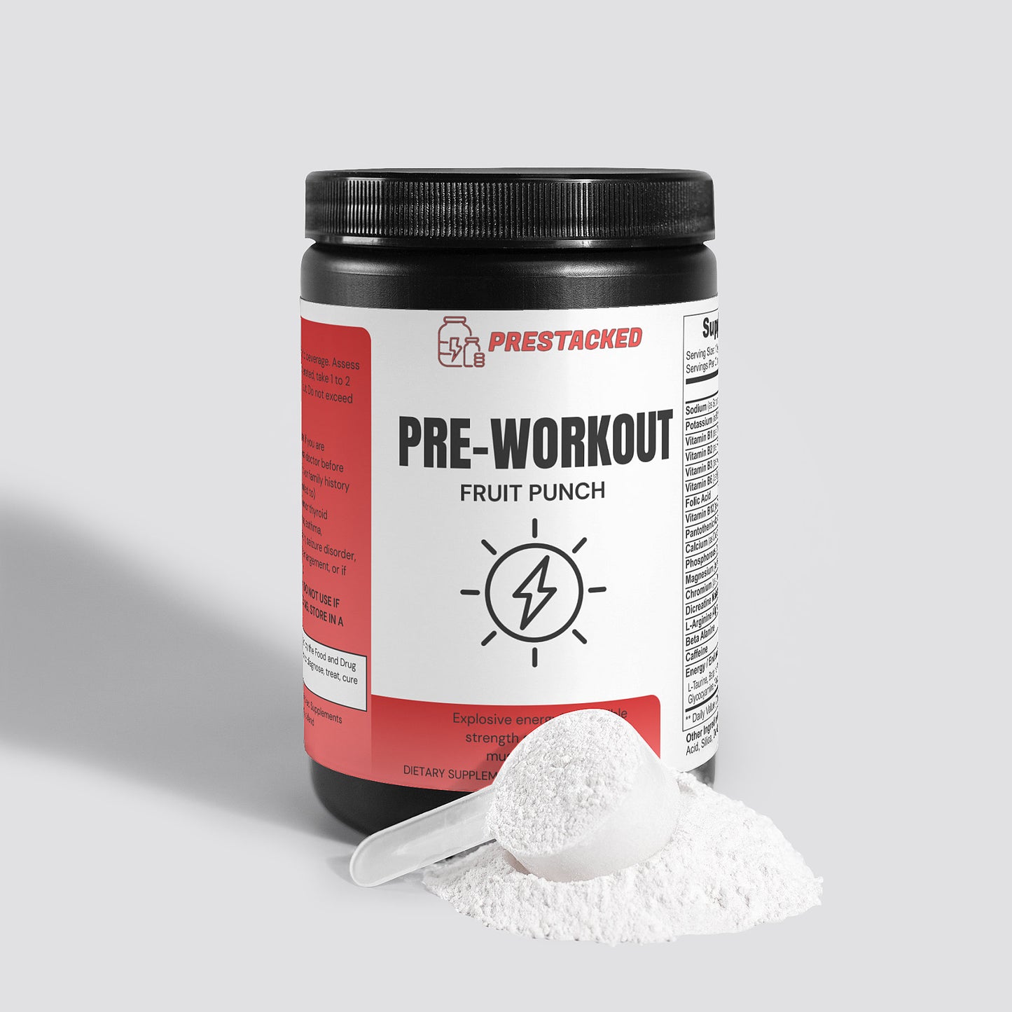 Nitric Shock Pre-Workout Powder (Fruit Punch)